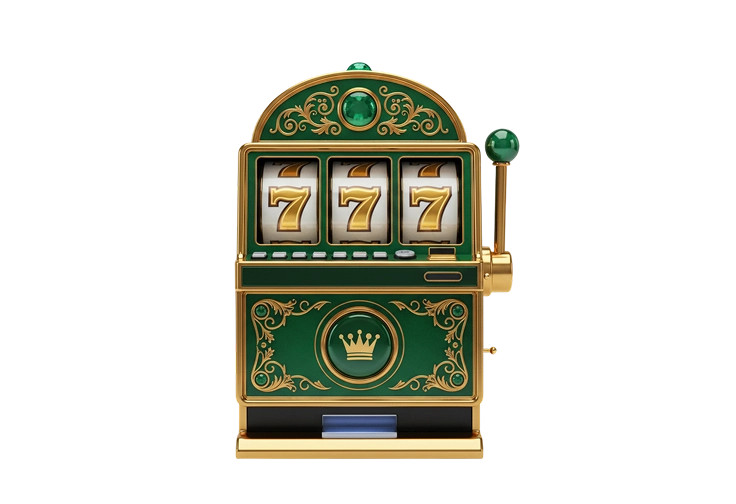 Crowngreen classic slot machine with triple seven symbols