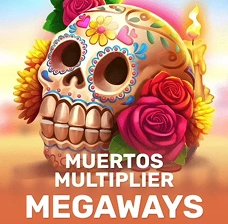 Crowngreen Muertos Multiplier Megaways slot with sugar skull