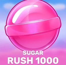 Crowngreen Sugar Rush 1000 slot with pink candy symbol